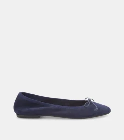 BALLERINE CAMOSCIO BLU