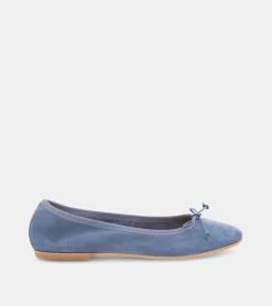BALLERINE CAMOSCIO BLU
