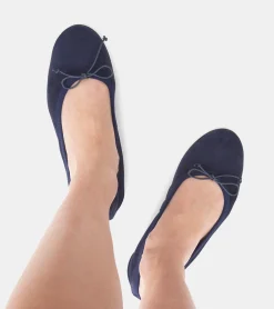 BALLERINE CAMOSCIO BLU