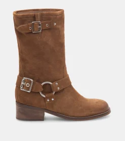 BIKERS CAMOSCIO CUOIO