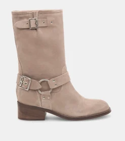 BIKERS CAMOSCIO TAUPE