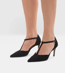 DÉCOLLETÉ CAMOSCIO NERO