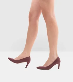 DÉCOLLETÉ PELLE BORDEAUX