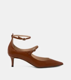 DÉCOLLETÉ VERNICE CUOIO