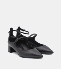 DECOLLETE PELLE NERO