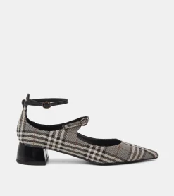 DECOLLETE TESSUTO SCOZZESE