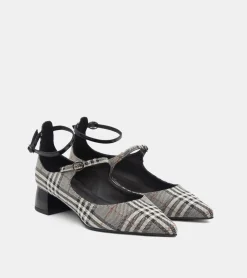 DECOLLETE TESSUTO SCOZZESE