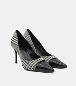 DECOLLETE TESSUTO SCOZZESE