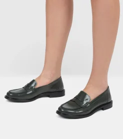 MOCASSINI ABRASIVATO VERDE