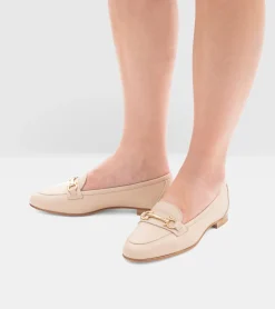 MOCASSINI PELLE BEIGE