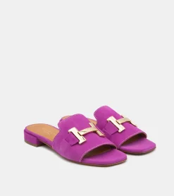 SANDALI CAMOSCIO BOUGANVILLE