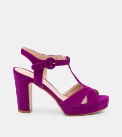 SANDALI CAMOSCIO PETUNIA