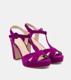 SANDALI CAMOSCIO PETUNIA