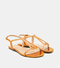 SANDALI GOCCIA ARANCIO