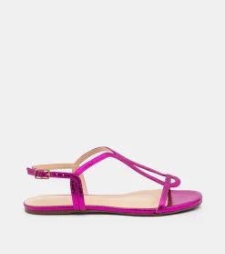 SANDALI GOCCIA FUXIA