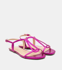 SANDALI GOCCIA FUXIA