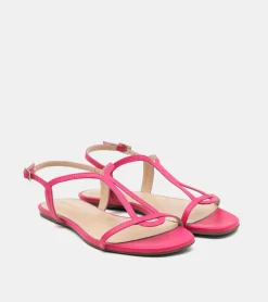 SANDALI GOCCIA FUXIA