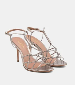 SANDALI LAMINATI ACCIAIO