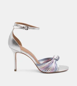 SANDALI LAMINATI ARGENTO