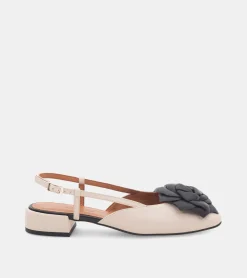 SLINGBACK PELLE AVORIO