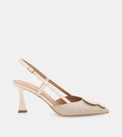 SLINGBACK RAFIA BEIGE