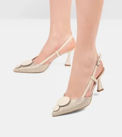 SLINGBACK RAFIA BEIGE