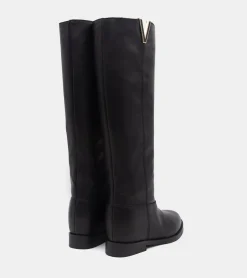 STIVALI PELLE NERO