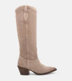 TEXANI CAMOSCIO TAUPE