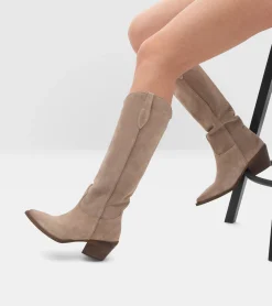 TEXANI CAMOSCIO TAUPE