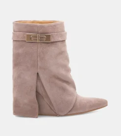 TRONCHETTI CAMOSCIO GRIGIO