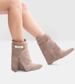 TRONCHETTI CAMOSCIO GRIGIO