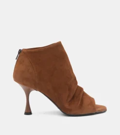 TRONCHETTI CAMOSCIO MARRONE