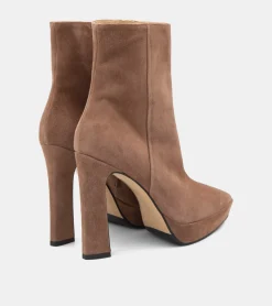 TRONCHETTI CAMOSCIO MARRONE