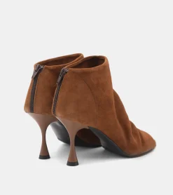 TRONCHETTI CAMOSCIO MARRONE