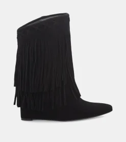 TRONCHETTI CAMOSCIO NERO