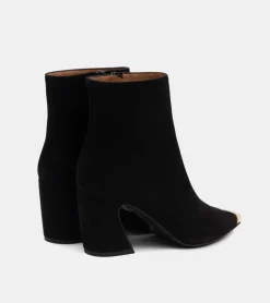 TRONCHETTI CAMOSCIO NERO