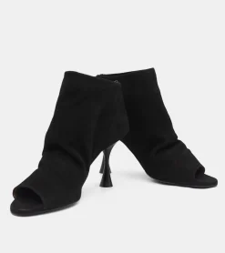 TRONCHETTI CAMOSCIO NERO