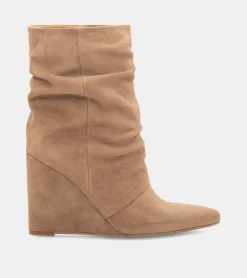 TRONCHETTI CAMOSCIO TABACCO