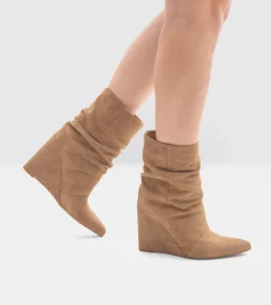 TRONCHETTI CAMOSCIO TABACCO