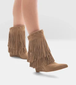 TRONCHETTI CAMOSCIO TABACCO