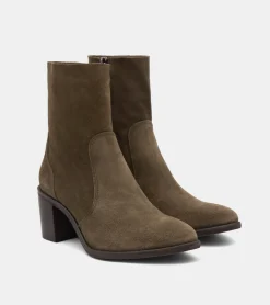 TRONCHETTI CAMOSCIO VISONE