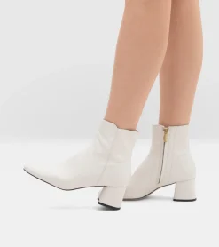 TRONCHETTI PELLE BIANCO