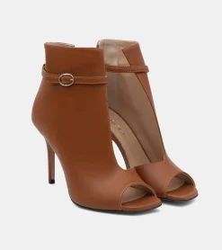 TRONCHETTI PELLE CUOIO