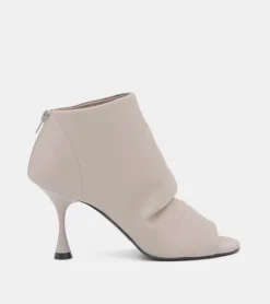 TRONCHETTI PELLE GRIGIO