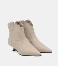 TRONCHETTI PELLE GRIGIO