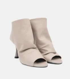 TRONCHETTI PELLE GRIGIO