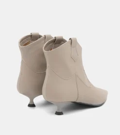 TRONCHETTI PELLE GRIGIO