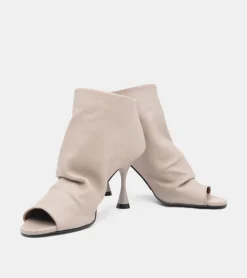 TRONCHETTI PELLE GRIGIO