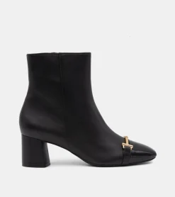 TRONCHETTI PELLE NERO