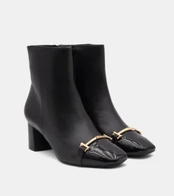 TRONCHETTI PELLE NERO